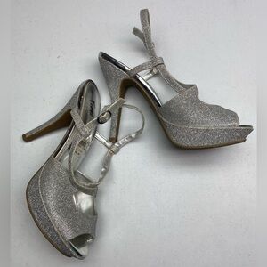 Fioni SLV Glitter Heels, 8.5 Summer Sale